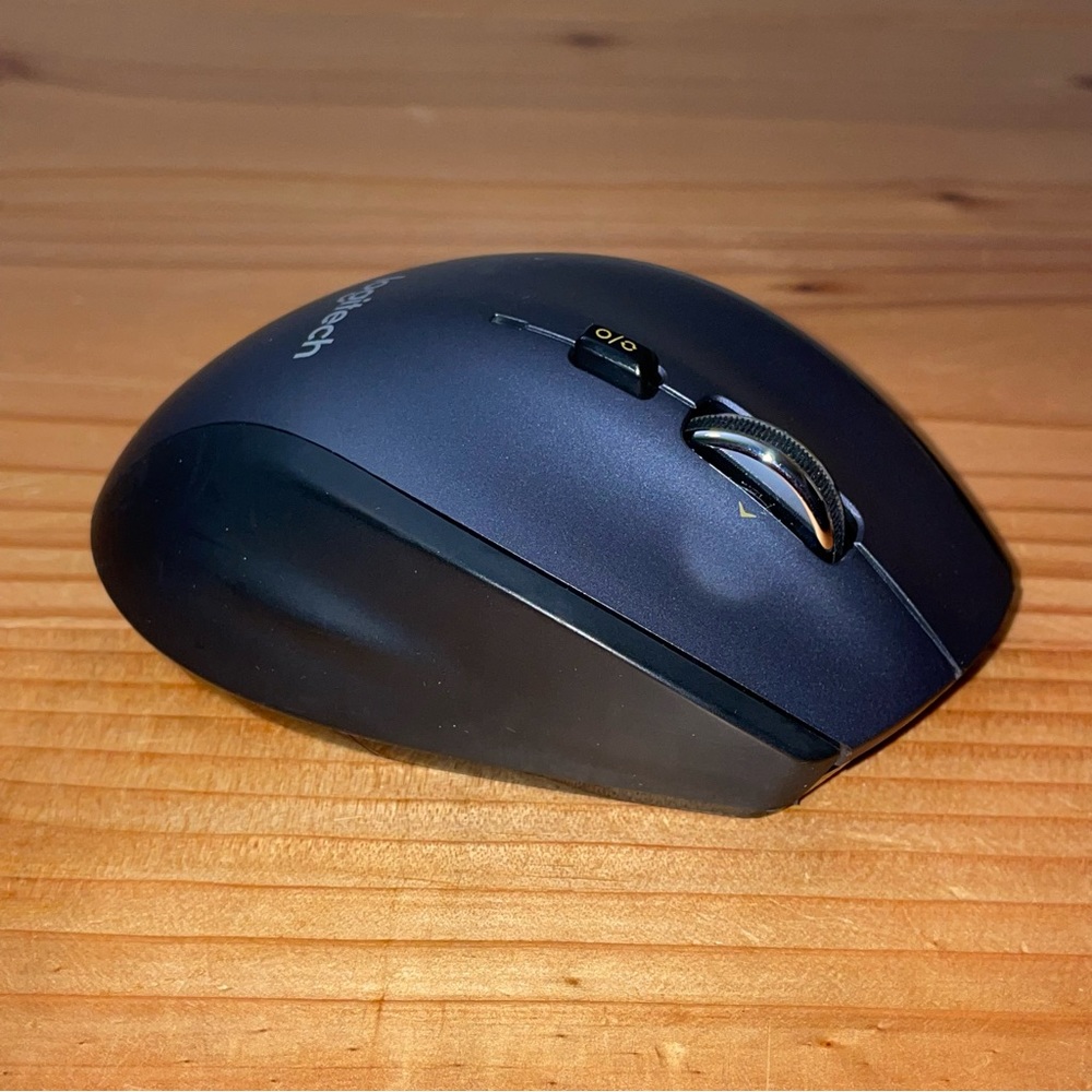 LOGITECH M705 WIRELESS 5 BUTTON MOUSE Optical Fast Scrolling For Mac Windows - Picture 4 of 9